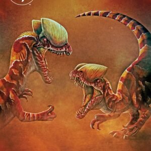 Dilophosaurus clash