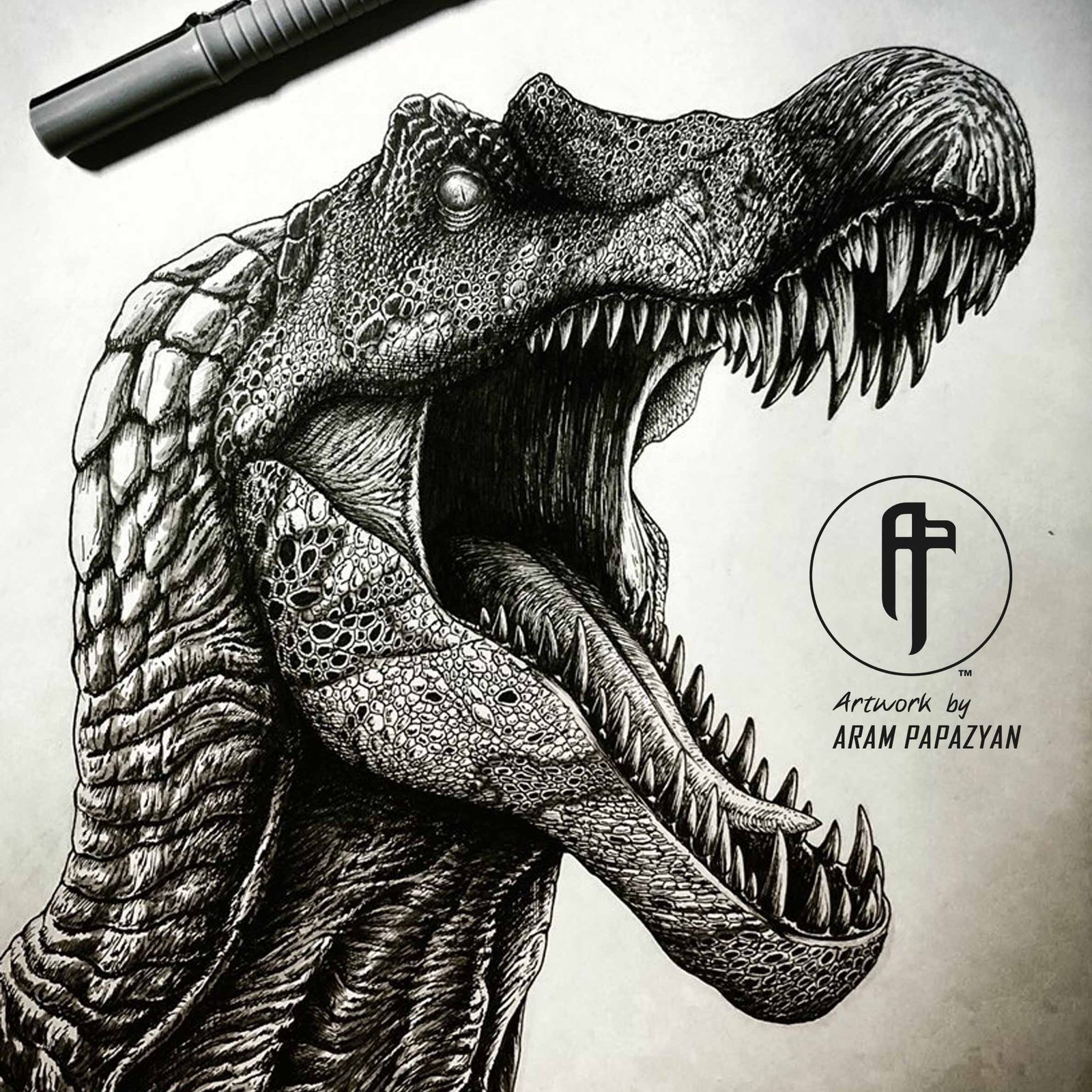 InGen Spinosaurus bust – Chaos