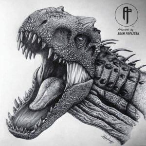 Indominus rex bust